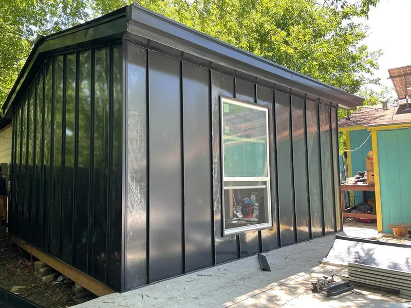 Black standing seam metal wall panels for Metal Roof Installation in Novato